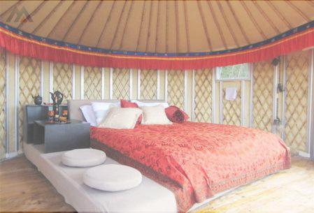 modern living bamboo mongolian yurt