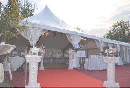 luxury high peak wedding party tent