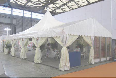 outdoor high peak trade show tent