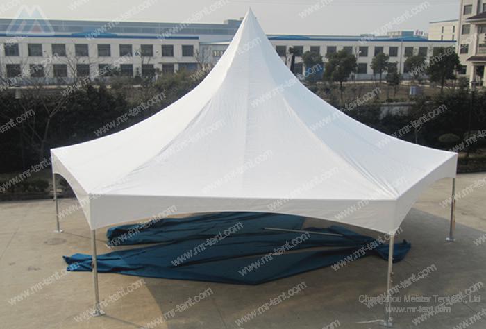 hexagon cultural event marquee tent with decoration